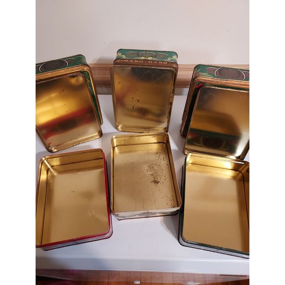 Oreo Vintage Christmas Tins 1990 1991 1992 1993 1994 Lot/Bundle 6 - Picture 8 of 16